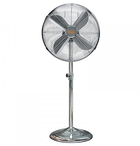 VINCO Ventilatore A Piantana in Metallo Cromato 70719 90w Diametro 50