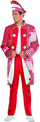 Mottoland 119220 – Frack rojo/blanco * Talla 50 – 58 * Disfraz Uniforme Jacket (56)