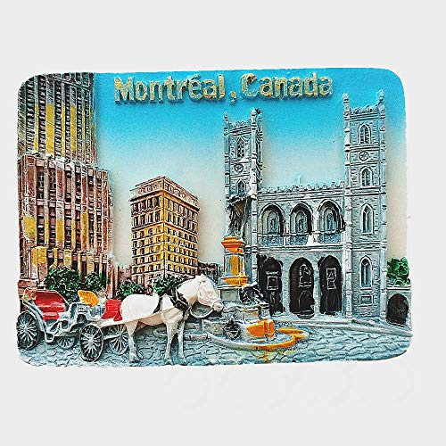 Montreal Kanada 3D Kühlschrankmagnet Souvenir Geschenk Sammlung Haus & Küche Dekoration Magnet Aufkleber Montreal Kühlschrank Magnet