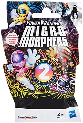 Power Rangers E5917EU40 Micro Morphers Series 2 Collectable Toys - Great Party Bags and Gifts