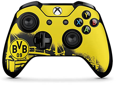 DeinDesign Skin kompatibel mit Microsoft Xbox One X Controller Folie Sticker Borussia Dortmund Stadion BVB