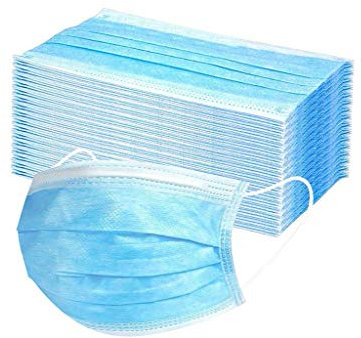 Lulupi 50 Stück Einweg Erwachsene Mundschutz Einmal 3-lagig Staubs-chutz Mund und Nasenschutz Multifunktionstuch Atmungsaktiv Bandana Maske Halstuch in vielen Farben,für Damen und Herren