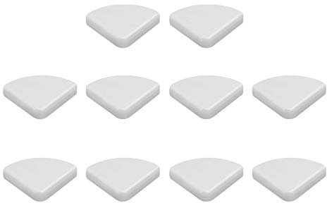 10 Stück Kindersicherheits-Eckenschutz, Eckenschutz für Möbel gegen scharfe Ecken, super weiche Eckenkissenschoner für Möbel, Tisch, Schreibtisch, Betten, Wände