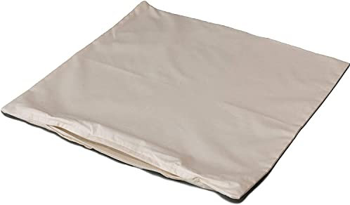 GIRAFFENLAND Bio-Perkal Inlett 50x50cm, mit Reißverschluss. Hülle ideal für Selberbefüller von Kissen - Inlett = Leere Kissenhülle - Inhalt: 1 Stück