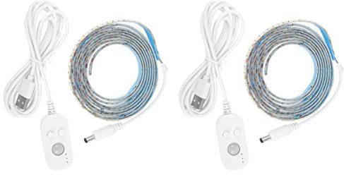 OSALADI 2st Tv-lichtleiste Unter Gegenlicht Unter Schrankbeleuchtung Unter Der Schrankleiste Led-lichtleiste Fernsehlichter Hinten Unter Theken-led-leuchten Usb Sanftes Licht Plastik