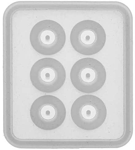 NEU Qualitäts-Gießform aus Silikon/Silikongießform Perle/Kugel mit Loch, 12 mm, 6-teilig