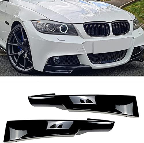 Auto Frontspoiler Frontlippe Spoiler für BMW 3er E90 E91 320i 330i M-Tech Lci 2009 2010 2011 2012 | FrontstoßStange Splitter FrontstoßStangenlippe Autoantikollisionsschutz