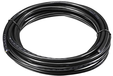 Rebower Filo RVV Cavo 4 Rame Rivestito PVC Conduttore, [per Auto Solare RV Invertitore] - 20AWG / 16. 4Ft / 0. 5x4 / Nero