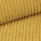novely® PORTO - Polsterstoff in Breitcord-Optik - Ultraweicher Möbelstoff - Pflegeleichte Meterware 1 lfm Farbe: 43 Sonnengelb