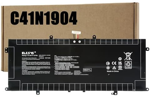 BLESYS C41N1904 Batteria per Asus ZenBook 13 UX325EA UX325J UX325JA UM325UA, Flip 13 UX363E UX363EA UX363J UX363JA UX393EA UX393JA ux325ea-ah049t PC portatili C41N1904-1 15,48V 67Wh