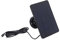 Tyenaza Panneau Solaire, Chargeur De Batterie 4 W, Caméra Micro USB, Panneau Solaire De Charge pour Appareils électroménagers(Noir)