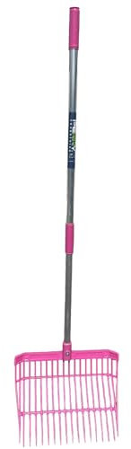 AB Tools Quality Aluminium Pink ABS Bedding & Shaving Fork Equestrian Tack Room