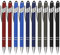ENLACE Kugelschreiber Hochwertig, 10 Stück Ergonomische Kugelschreiber, Rutschfeste Griffzone Schwarze Tinte Kugelschreiber,Großraumine Kuli Metall Kugelschreiber Set für Büro und Haushalt