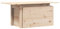 HETFTJN Multifunktionstisch Gartentische Stehtisch Outdoor Bistrotisch Outdoor - Gartentisch 100x50x75 cm Massivholz Kiefer für Outdoor Aufenthaltsraum Innenhof Speisesaal