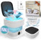 Mini Waschmaschine,13L 2kg 2 in 1 Camping Waschmaschine, Klein WaschmaschineTiefenreinigung von Unterwäsche, Babykleidung, Socken, Handtücher, Washing Machine Small für Hotel, Wohnungen, RV, Blau
