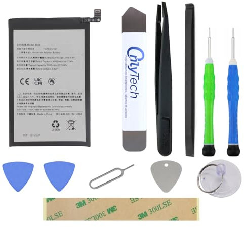 OnlyTech - Batterie Premium de Remplacement BN5R pour Le Xiaomi Redmi A3-5000mAh - Qualité identique avec kit de réparation 10 Outils