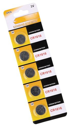 Vdaxvme CR1616 CR1620 CR1625 CR1632 3 V Lithium-Knopfzelle für Autoschlüssel und elektronisches Spielzeug