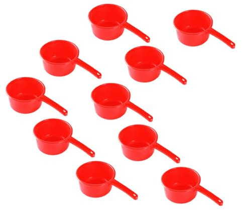 ULTECHNOVO 10piezas Cuchara Grande Para Agua Cucharón De Plástico Multiusos Para Cocina y De Usar y Almacenar