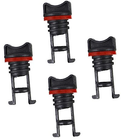 MUSISALY Gummistopfen Für Kajaks Kanus Und Schlauchboote Leicht Zu Montieren Mit Rückhaltesystem Robustes Nylonmaterial