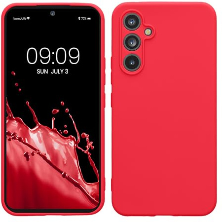 kwmobile Handyhülle für Samsung Galaxy A54 5G Hülle - weiches Handy Silikon Case - Schutzhülle Cover - Neon Pink