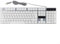 YUEKOPOU Draagbaar toetsenbord, draadloze connectiviteit, e Mechanical Gamepad Style RGB Backlit Keyboard Perfectly Aligned to Meet Gamer Demands