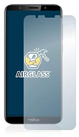 BROTECT Schutzglas für TP-Link Neffos C9A Schutzfolie Panzer Folie Glas Displayschutz Made in Germany [Kratzfest 9H, Anti-Fingerprint,Transparent]