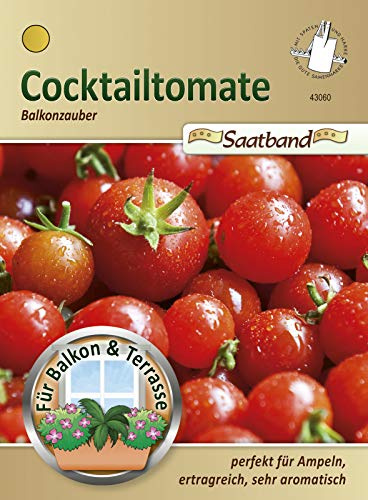N.L. Chrestensen 43060 Cocktailtomate Balkonzauber Saatband (Cocktailtomatensamen)