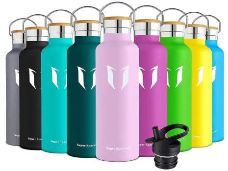 Super Sparrow Gourde Isotherme - Bouteille Isotherme - 620ml - Gourdes Inox Bouche Standard - Gourde Enfant sans BPA, pour Sport, Gym, Voyage