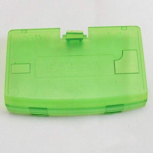 Battery Cover Shell Replacement for GBA Controller Back Door Lid(GBA Back Door Lid(Clear Green))