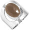 Jeweloporium Braun Rauchiger Topas 925 Sterling Silber Ringe für Frauen mit Stein Handgefertigt Silber Ringe Größe 53(16.9) Muttertag Geschenk Cocktail Schmuck