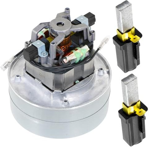 SPARES2GO TCO DL2 1104T 205403 Type 240v Motor for Numatic Henry Hetty Vacuum Cleaner (+ 2 x Carbon Brushes)