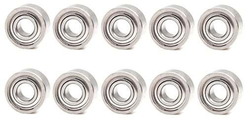 Lot de 10 roulements à billes MR52 ZZ ABEC-5 2 x 5 x 2,5 mm miniatures MR52ZZ L-520ZZ W52 pour Fidget Spinners, Micro moteur, équipement de bureau