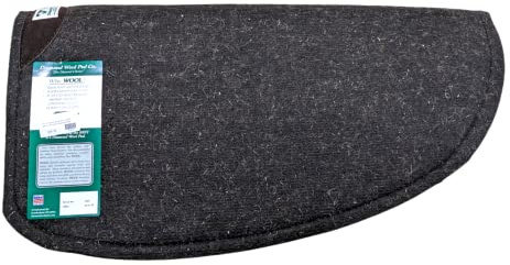 Diamond Wool Pads Round 30x30 Wool Felt Saddle Pad Liner - 1/2 Thick