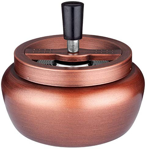 Schleuderaschenbecher - Antik Kupfer - Ø 11 cm - Aschenbecher - Wndaschenbecher