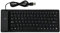 EMEBAY - Mini USB Teclado de Silicona Flexible y Plegable con 84 Teclas en español Compatible con Ordenador de Escritorio, Ordenador portátil, Tablet táctil, teléfono móvil USB (84 Teclas)