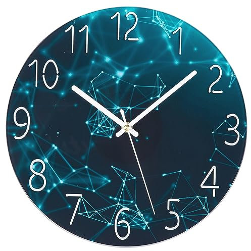 ACCSHINE Wanduhr Ohne TickgeräUsche Lautlos Modern 30cm Quarz Groß Batterie Betriebene Wanduhr Einfach zu Lesen für Zimmer Zuhause KüChe Schlafzimmer BüRo Schule