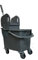 Bayersan Kentucky Mop Bucket With Wringer | Commercial Mop Buckets | Industrial Mopping Supplies (25 litres, Grey)