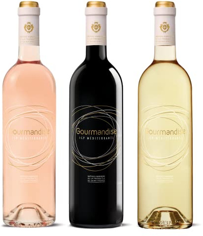 Lot Découverte Vins Gourmandise St Tropez Blanc, Rosé, Rouge – IGP Méditerranée – 3x75cL