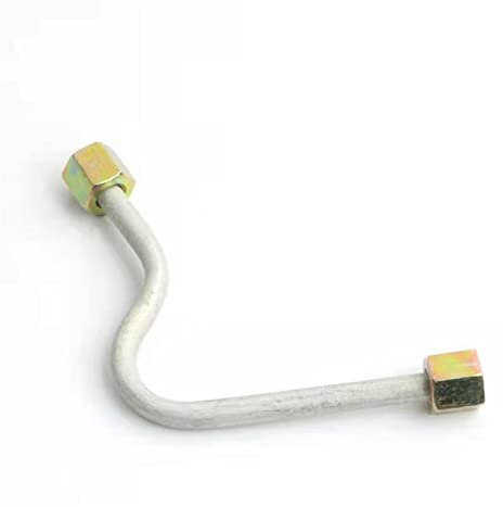 FENTENG THua store 9mm Thread Aluminum Air Compressor Exhaust Tube Replacement Silver Tone