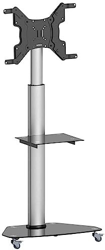 SpeaKa Professional SP-TVC-500 TV-Rollwagen Höhenverstellbar 94,0 cm (37) - 203,2 cm (80) Bodenständer, Höhenverstell