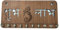 My Dream Carts Shree Ganeshay Namah Shubh Labh Porte-clés mural en bois pour décoration d'intérieur Support de clés décoratif mural Porte-clés en bois 10 crochets