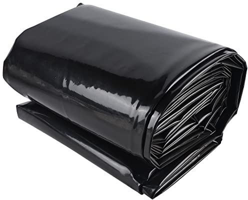 Adroiteet 15 x 20 FT Teichfolie 20 Mil Fischteich Liner HDPE Teichhaut Teichfolie für Outdoor-Teiche, Koiteiche, Gartenbrunnen, Wasserfall