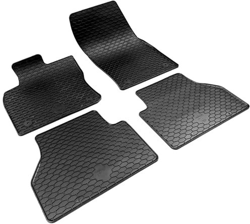 WALSER Alfombrillas de goma a medida DirtGuard compatible con Ford Tourneo Connect/Grand Tourneo Connect 02/2022-Hoy, VW Caddy V 09/2020-Hoy