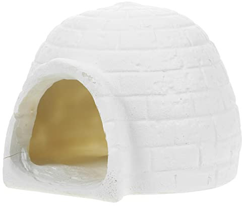 Toyvian Simulation Eishaus Modell Harzfigur Miniatur Eishaus Dekoration Für Kinderzimmer Und Schreibtisch