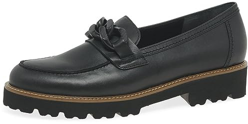 Gabor Squeeze Womens Shoes 38 Black Lea (Uni)
