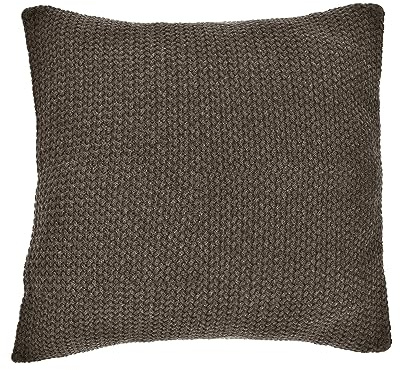 nielsen HOME Kissenbezug Kian 50x50 cm in Antik Grau aus 100% Baumwolle fein gestrickt