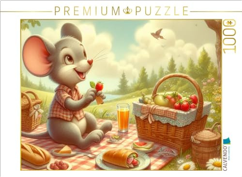 CALVENDO Puzzle Das Sommerpicknick | 1000 Teile Lege-Größe 64 x 48 cm Foto-Puzzle für glückliche Stunden