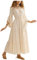 SCARLET DARKNESS Women Renaissance Dress Lace-up Elastic Waist Flowy Cosplay Pirate Dress Apricot XXL