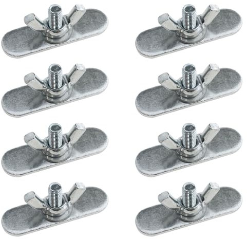 Haidon Portable Air Conditioner Sliding Window Kit Butterfly Shaped Screws Portable Suitable for Installation of air Conditioning Equipment -8PCS