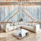 Fototapete 3D Landhaus Retro-Holztür Art Mauer VliesTapete 350x256 cm Wandtapete Wanddeko Wand Wohnzimmer Schlafzimmer Wohnung Wandbilder
